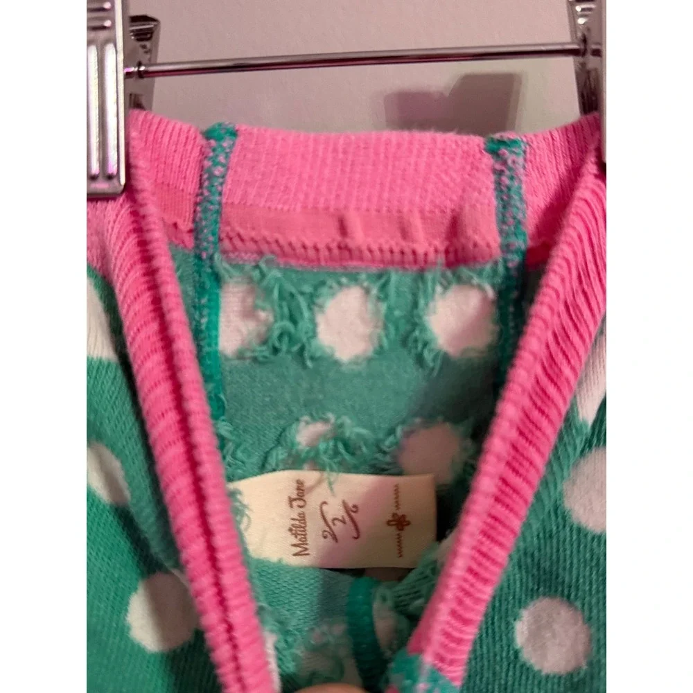 Matilda Jane Kids Tights Polka Dot‎ Stripe Footed Pants Toddler Size 2